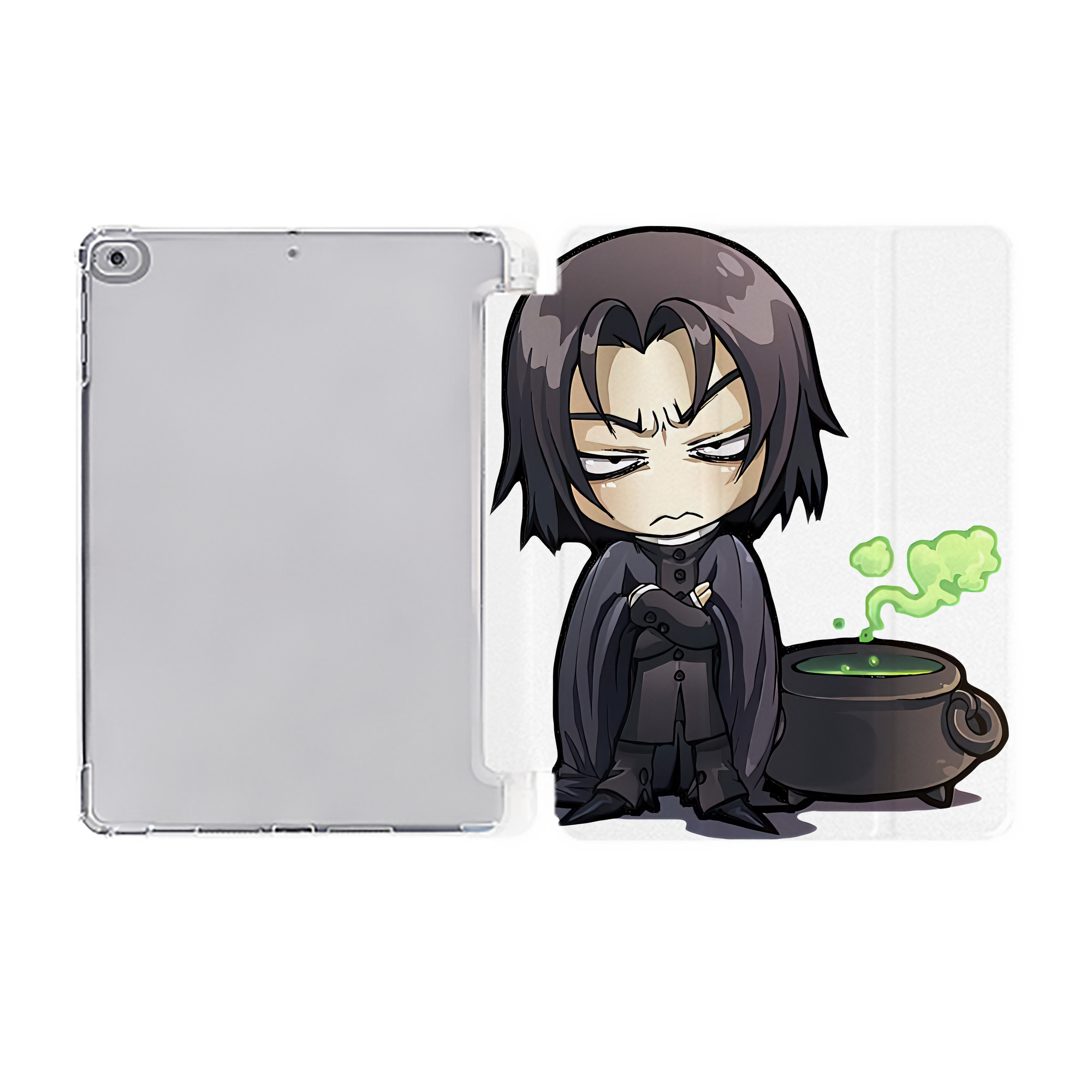 （画像用） Harry Potter ハリー・ポッターシリーズ IPad ケース ペン収納付き 三つ折りスタンド PUレザー×シリコン 対応機種9.5/10.5/10.9インチ